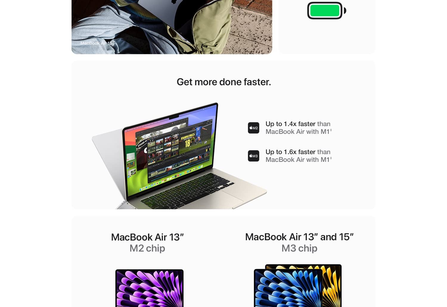 MacBook Air 13 M3 — foto oficial del producto