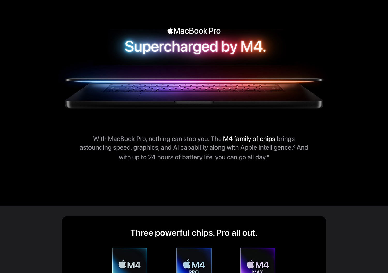 MacBook Pro 14 M4 — foto oficial del producto
