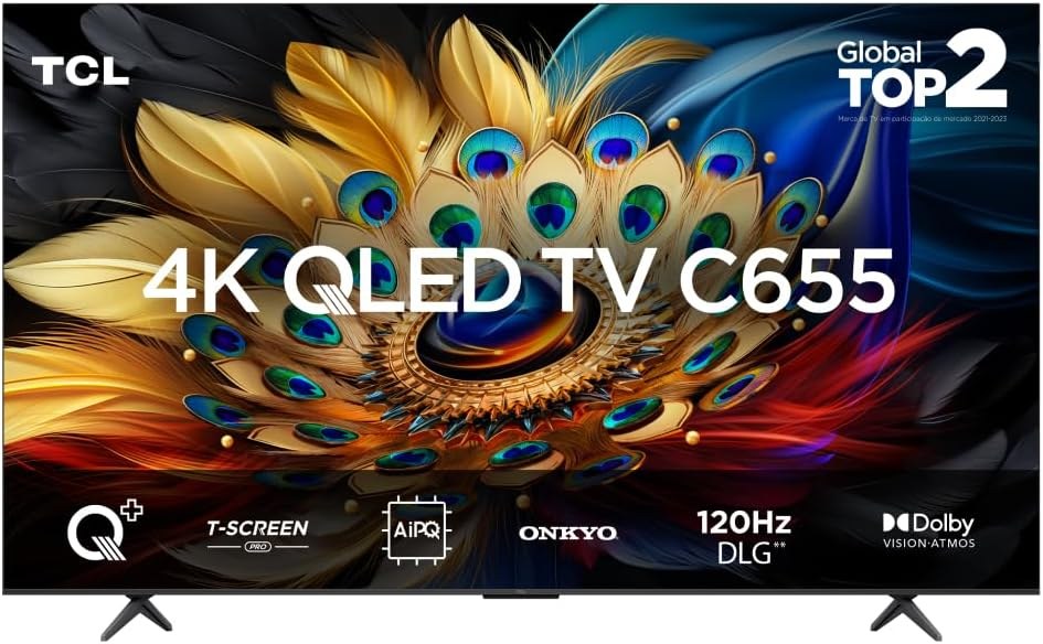 TCL C655 QLED 55" — foto oficial del producto