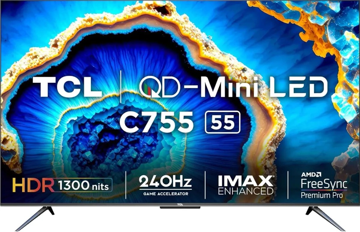 TCL C755 QD-Mini LED 55" — foto oficial del producto