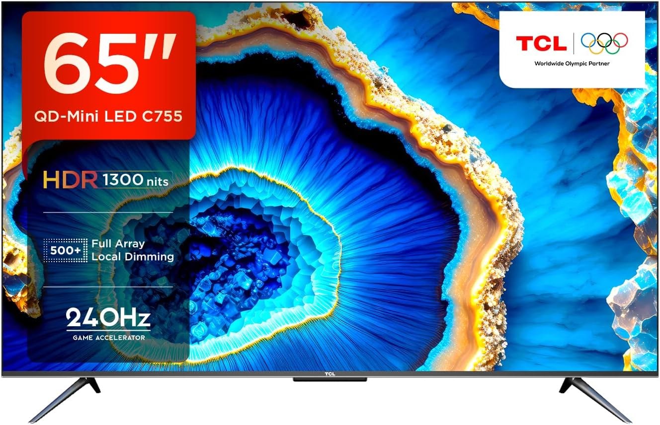 TCL C755 QD-Mini LED 65" — foto oficial del producto